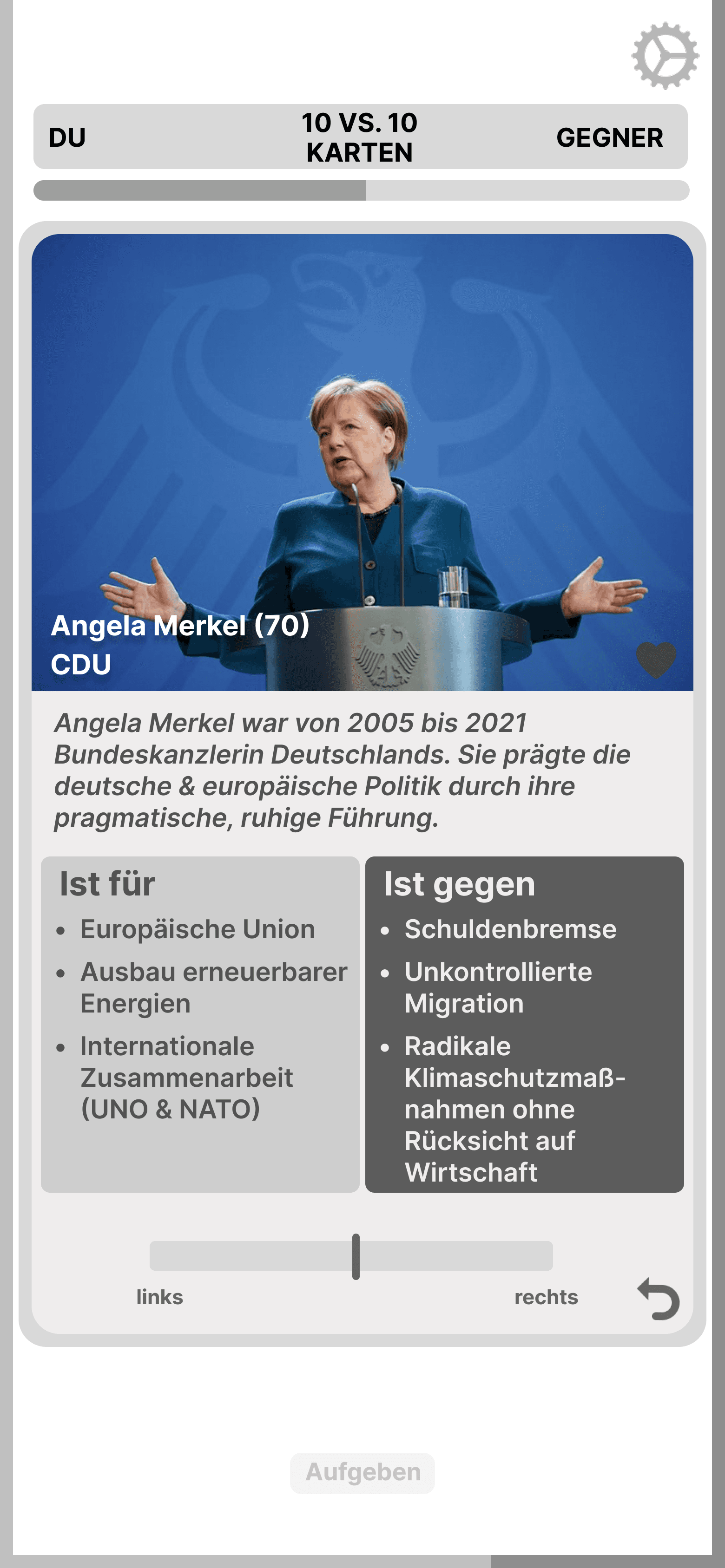 Game Card Back - Angela Merkel