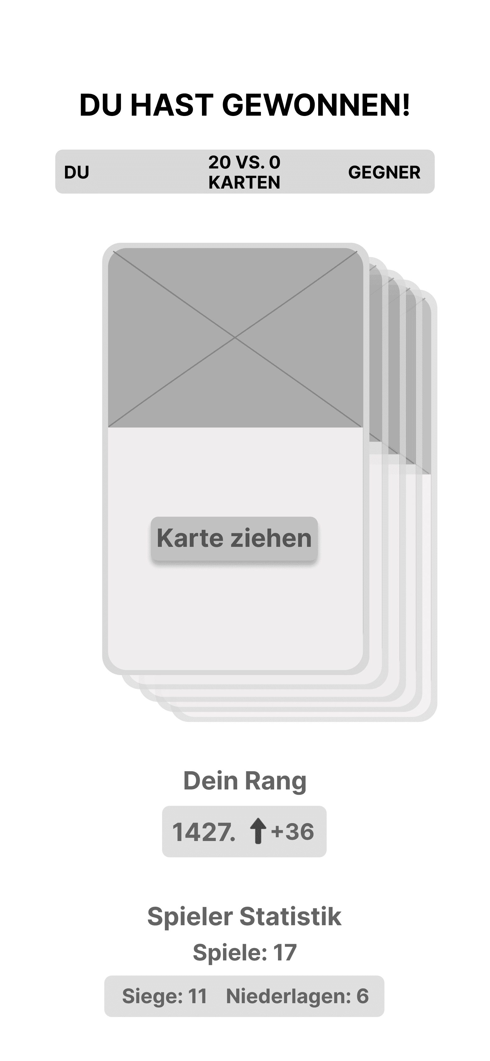 Karte ziehen