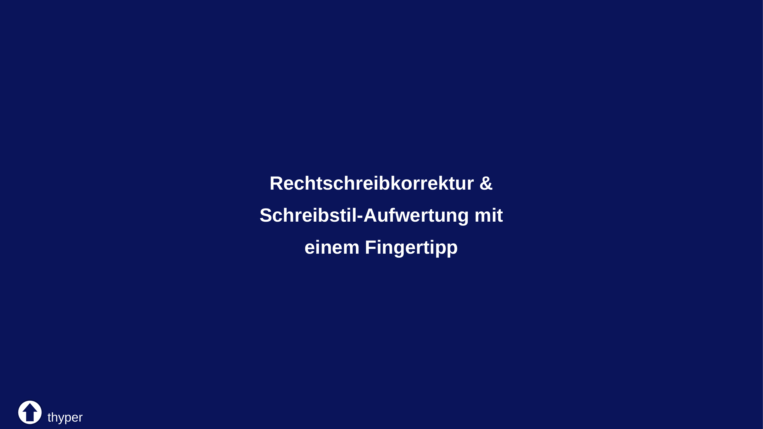 Thyper Pitch Deck Slide 2